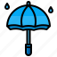 umbrella, weather, forecast, cloud, rain, sky, sun, cloudy 
