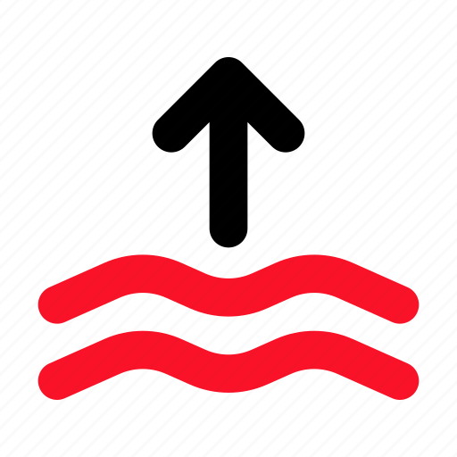 Water, arrow, precipitation, evaporation, evaporator icon - Download on Iconfinder