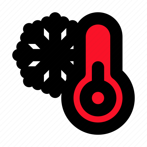 Low, temperature, snow, cold, snowflake, thermometer icon - Download on Iconfinder