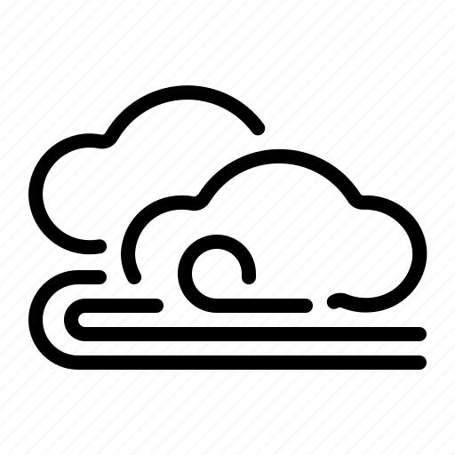 Cloud, weather, wind, windy icon - Download on Iconfinder