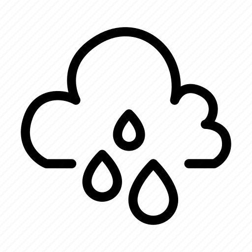Weather, climate, rainy, raining, cloud icon - Download on Iconfinder