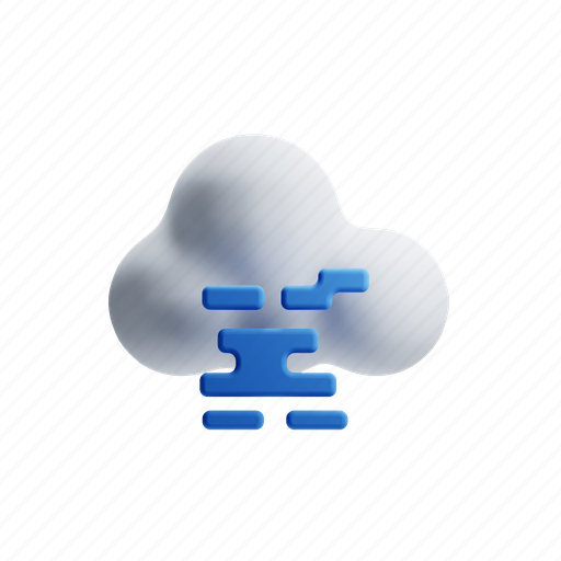 Fog, cloud, rain, weather 3D illustration - Download on Iconfinder