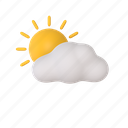 suncloud, sunny day, cloudy day, weather, cloud, forecast, nature 