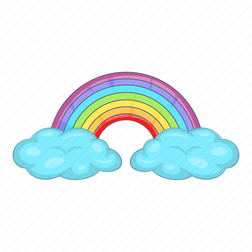 Cloud, rainbow, weather, sun icon - Download on Iconfinder
