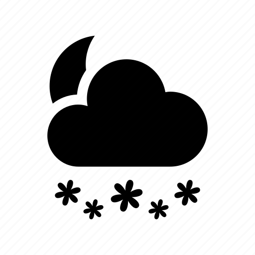 Cloud, night, snow, winter icon - Download on Iconfinder