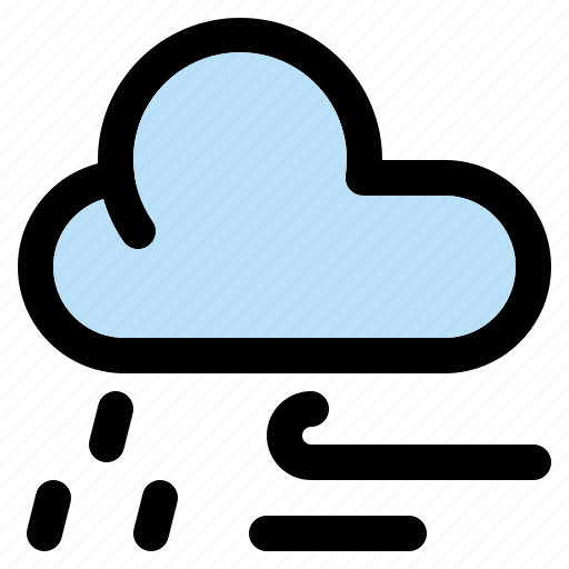Weather, forecast, climate, cloud, rain, wind icon - Download on Iconfinder