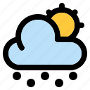 weather, forecast, climate, cloud, daytime, snow, snowfall
