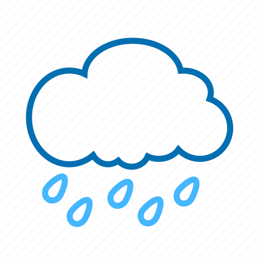Cloud, color, rain, weather icon - Download on Iconfinder