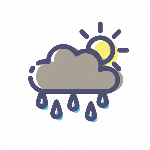Heavy, rain, day icon - Download on Iconfinder on Iconfinder