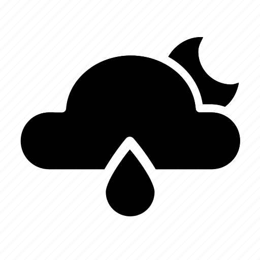 Cloud, drop, rainy, weather icon - Download on Iconfinder