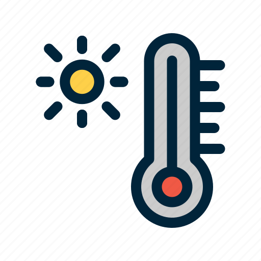 Weather, hot, thermometer, temperature icon - Download on Iconfinder