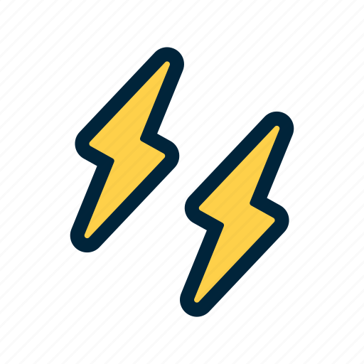 Weather, lightning, thunder, bolt icon - Download on Iconfinder