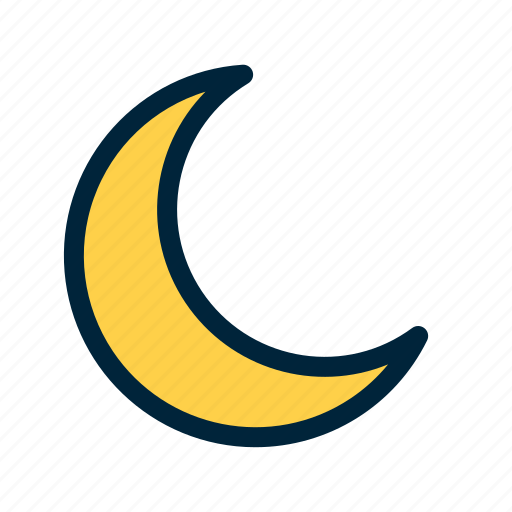 Weather, night, moon, crescent icon - Download on Iconfinder