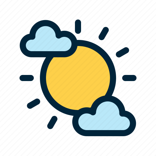 Weather, sunny, cloud, sun, forecast icon - Download on Iconfinder