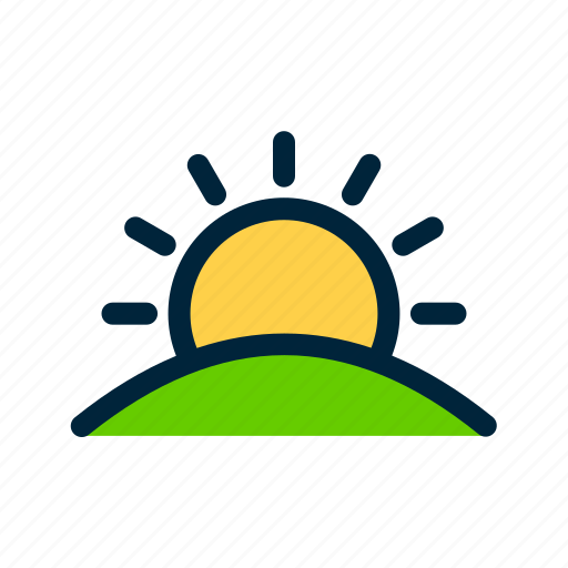 Weather, sunrise, morning, sun icon - Download on Iconfinder