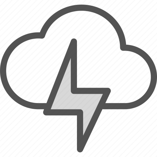 Bolt, clouds, lighting, storm, sunset, thunders, weatherweather icon - Download on Iconfinder