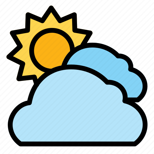 Cloudy day, weather, good weather, time, timing icon - Download on Iconfinder
