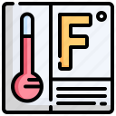 fahrenheit, temperature, reader, electronic, device, degree, meteorology
