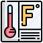 fahrenheit, temperature, reader, electronic, device, degree, meteorology 