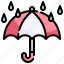 rain, umbrella, protection, rainy, protected 
