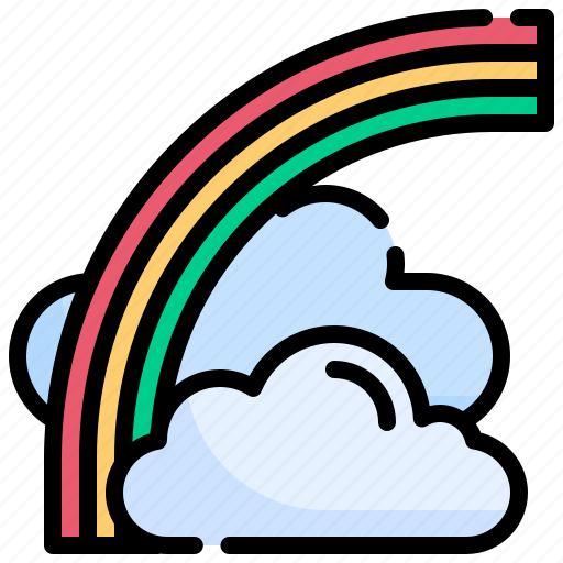 Rainbow, climate, nature, meteorology, weather icon - Download on Iconfinder