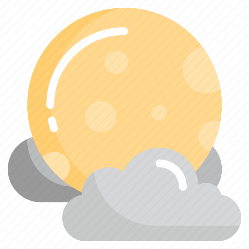 Fullmoon, nightsky, moon, full, clound icon - Download on Iconfinder