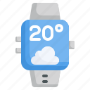 smartwatch, application, electronicdevice, smart, weatherapp