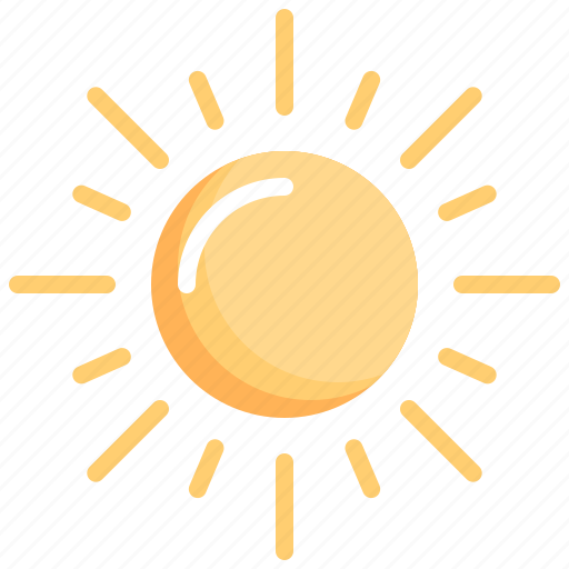 Sun, summertime, warm, sunny, weather icon - Download on Iconfinder