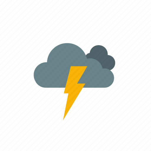 Forecast, storm, thunder, weather icon - Download on Iconfinder
