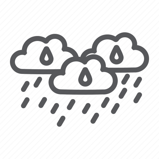 Climate, cloud, clouds, forecast, rain, rainy, weather icon - Download on Iconfinder