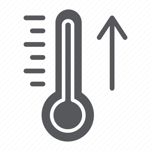 Climate, heat, raising, temperature, thermometer, weather icon - Download on Iconfinder
