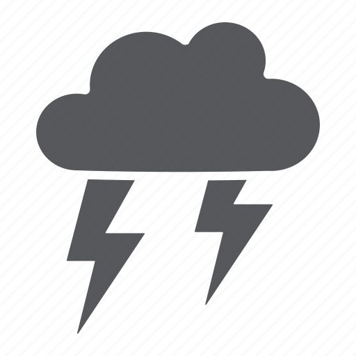 Climate, forecast, storm, thunderstorm, weather icon - Download on Iconfinder