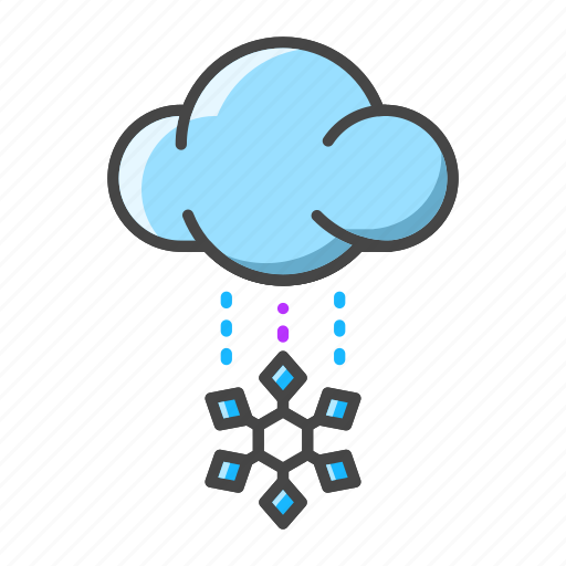 Weather, forecast, cloud, snow, winter icon - Download on Iconfinder