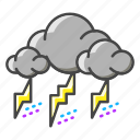 weather, forecast, clouds, lightning2