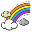 weather, forecast, rainbow, cloud, colorful, lgbt, sky 