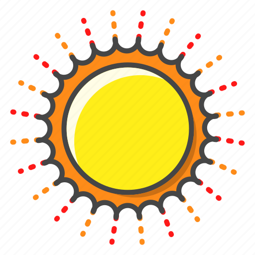 Weather, forecast, sun, sunny, summer, sunshine icon - Download on Iconfinder
