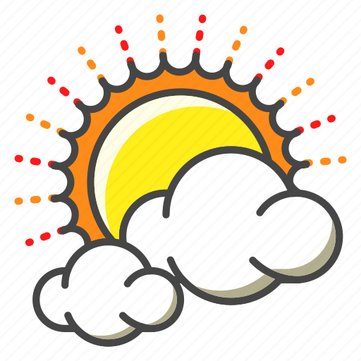 Weather, forecast, sun, clouds, sunny, cloudy, sunshine icon - Download on Iconfinder
