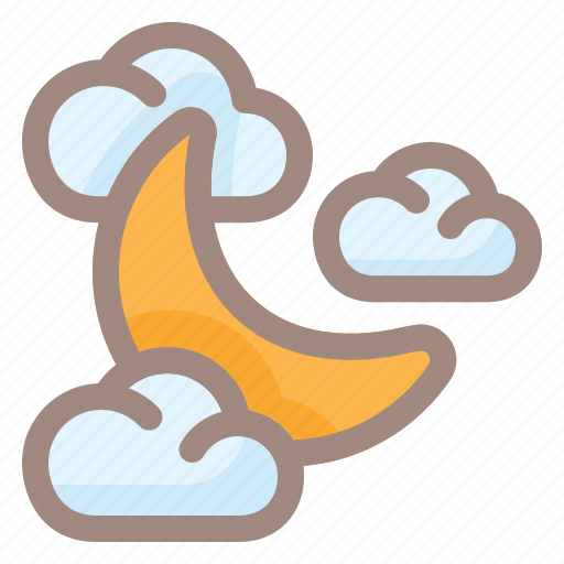 Moon, night, weather, sun, cloud, forecast, cloudy icon - Download on Iconfinder