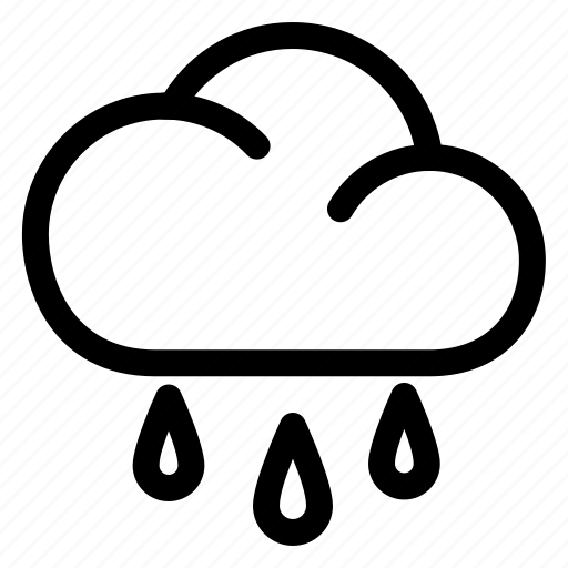 Rainy, rain, cloud, forecast, database, cloudy, sky icon - Download on Iconfinder