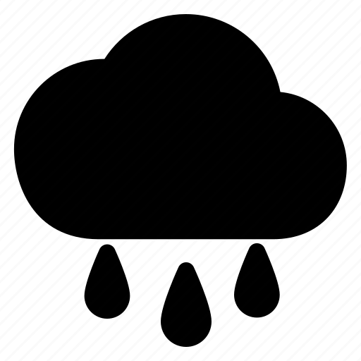 Rainy, rain, weather, cloud, storage, data icon - Download on Iconfinder