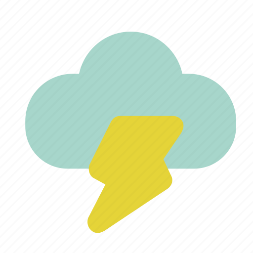Showery, storm, thunderbolt, thunderstorm, thunder, lightning icon - Download on Iconfinder