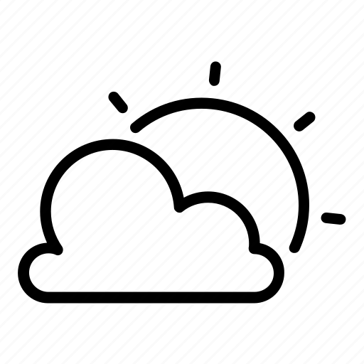 Cloud, clouds, cloudy, forecast, sun, sunny, weather icon - Download on Iconfinder