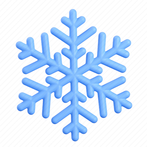 Snowflake, forecast, weather, season, 3d, winter, cold 3D illustration - Download on Iconfinder