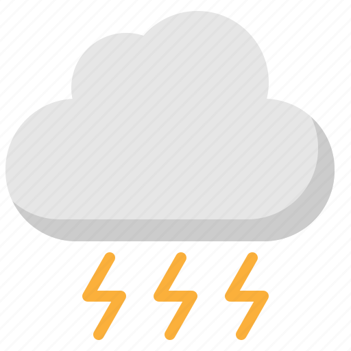 Bolt, cloud, lightning, thunder, weather icon - Download on Iconfinder