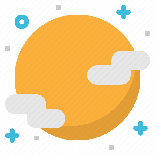 Cloud, full, light, moon, star icon - Download on Iconfinder
