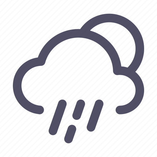 Showers, rain, weather, climate, season, sky, forecast icon - Download on Iconfinder