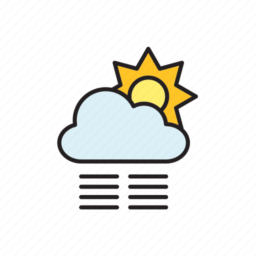 Forecast, meteorology, weather, cloud, fog, mist, sun icon - Download on Iconfinder
