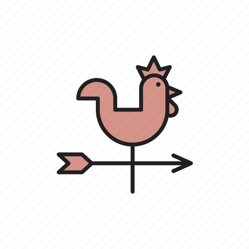 Forecast, meteorology, weather, rooster, vane, weathercock, wind icon - Download on Iconfinder