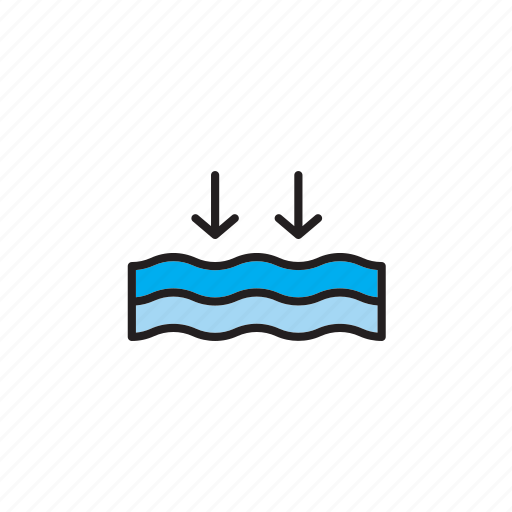 Forecast, weather, low, ocean, sea, tide, water icon - Download on Iconfinder