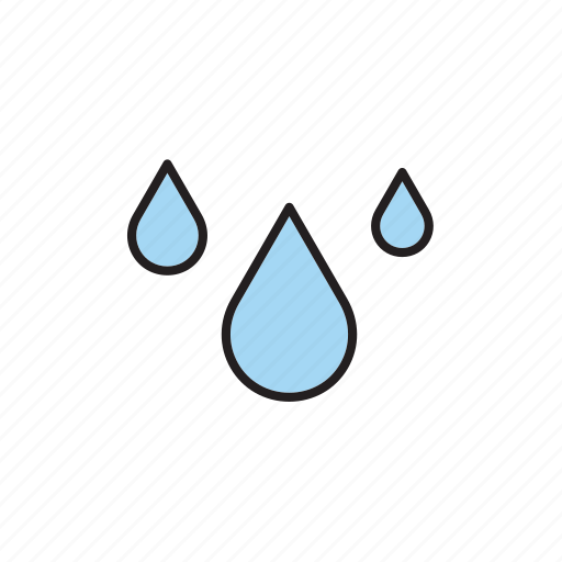 Forecast, meteorology, weather, drop, drops, rain, rainy icon - Download on Iconfinder